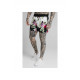 custom Floral Pixel Swim Shorts - Black & Floral Pixel